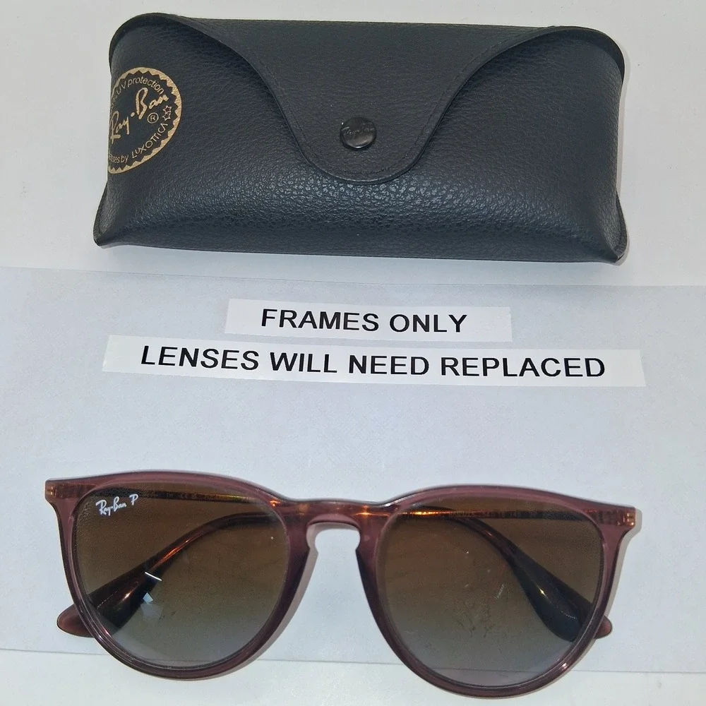 Ray-Ban RB 4262 Men's Sunglasses 55mm Brown Purple Gold Polarized